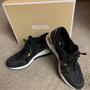 Michael Kors Liv Trainer Canvas Black